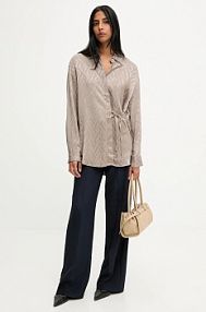 Koszula z długim rękawem Answear.LAB  beżowa OR.34440.TOS