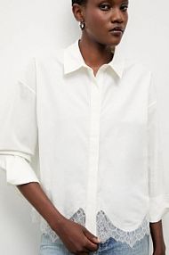 Koszula z długim rękawem Answear.LAB  biała ST.0677.TOS