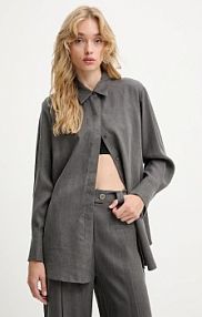 Koszula z długim rękawem Answear.LAB  szara PK9008