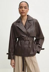 Kurtka przejściowa Answear.LAB  brązowa damska WA25-KUD037