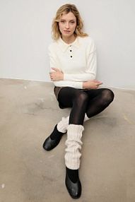 Skarpetki Answear.LAB  beżowe damskie ocieplacze na