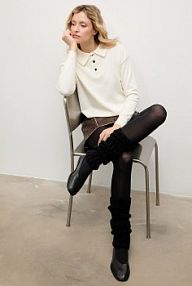 Skarpetki Answear.LAB  czarne damskie ocieplacze na