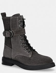 Botki Answear.LAB  szare damskie 101-10675