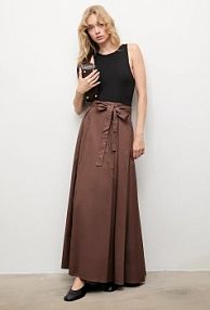 Spódnica maxi Answear.LAB  brązowa PK2871