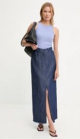 Spódnica maxi Answear.LAB  niebieska 93181