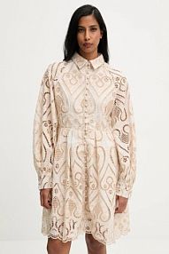 Sukienka mini Answear.LAB  beżowa ch003.FLK