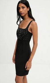 Sukienka mini Answear.LAB  czarna JH3158.ilk