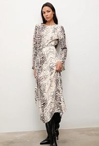 Sukienka maxi Answear.LAB  beżowa EL3265.TOS