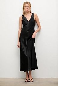 Sukienka maxi Answear.LAB  czarna EX.58122-25Y.