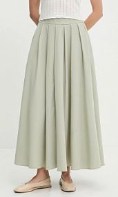 Spódnica maxi Answear.LAB  zielona 575.HLK