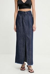 Spódnica maxi Answear.LAB  granatowa 93181.iak