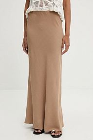 Spódnica maxi Answear.LAB  brązowa MR.22101.HOS