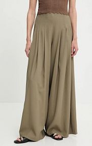 Spodnie eleganckie Answear.LAB  zielone damskie 21895.hos