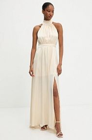 Sukienka maxi Answear.LAB  beżowa sng.136.tos