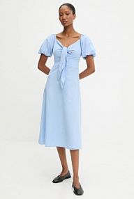 Sukienka mini Answear.LAB  niebieska 5948.tos