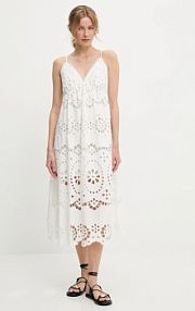 Sukienka mini Answear.LAB  biała 7100.hlk