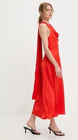 Sukienka maxi Answear.LAB  czerwona 24250lr.flk