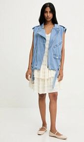 Sukienka mini Answear.LAB  beżowa 606580.flk