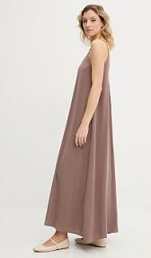 Sukienka maxi Answear.LAB  brązowa 229.tos