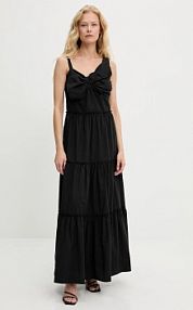 Sukienka maxi Answear.LAB  czarna 25SY2103.tos