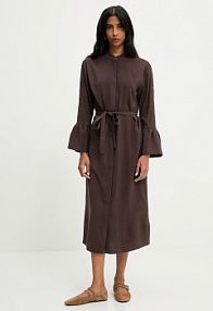 Sukienka maxi Answear.LAB  brązowa D11022.ios