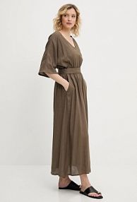 Sukienka maxi Answear.LAB  zielona PK2988.iIak