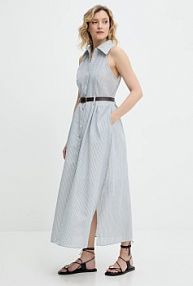 Sukienka maxi Answear.LAB  niebieska MA.1327.HOS