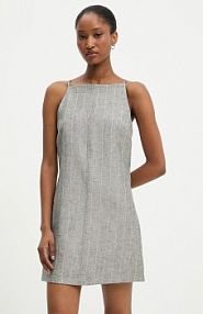 Sukienka mini Answear.LAB  szara LD2629.hak