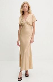 Sukienka maxi Answear.LAB  beżowa LD2789.hak