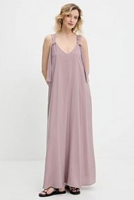 Sukienka maxi Answear.LAB  różowa d522.IJS