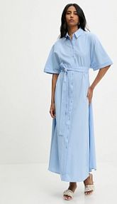 Sukienka maxi Answear.LAB  niebieska 5318.TKK