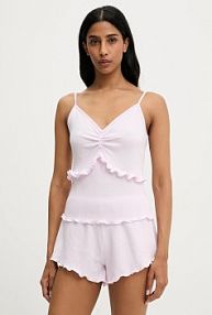 Piżama Answear.LAB  różowa damska WS25.BID01E