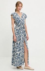 Sukienka maxi Answear.LAB  niebieska N2.HMS