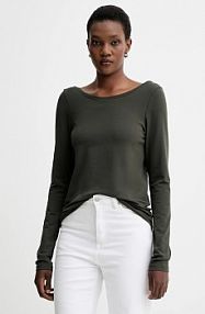 Longsleeve Muuv.  zielony damski longsleeve.ty