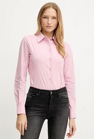 Koszula z długim rękawem Silvian Heach  różowa GPA25345CA