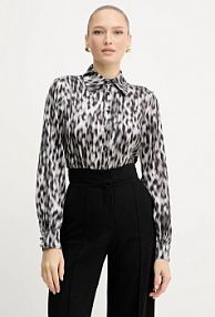 Koszula z długim rękawem Silvian Heach  czarna GPA25416CA