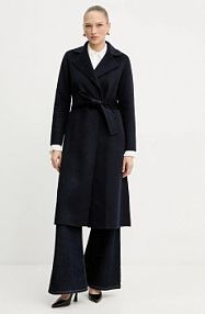 Płaszcz Silvian Heach  granatowy damski GPA25329CP