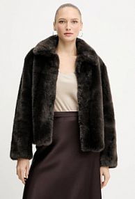 Płaszcz Silvian Heach  brązowy damski GPA25011PL