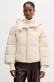 Kurtka puchowa Silvian Heach  beżowa damska GPA25388PI