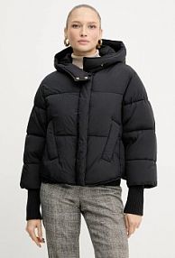 Kurtka puchowa Silvian Heach  czarna damska GPA25388PI
