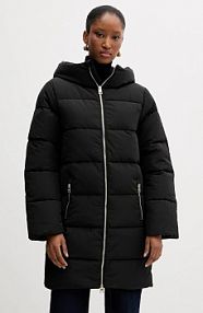 Kurtka puchowa Silvian Heach  czarna damska GPA25367PI