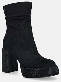 Botki na obcasie Goe  czarne SS2N4202.BLAC