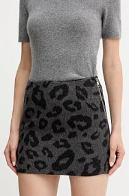 Spódnica mini Silvian Heach  czarna GPA25033MG