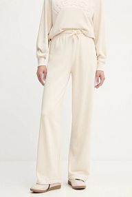 Spodnie dresowe Silvian Heach  beżowe damskie GPA25050PA