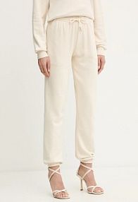 Spodnie dresowe Silvian Heach  beżowe damskie GPA25116PA