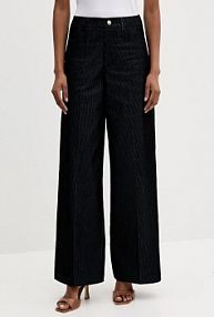 Spodnie eleganckie Silvian Heach  granatowe damskie GPA25346PA