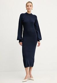 Sukienka maxi Silvian Heach  granatowa GPA25257VE