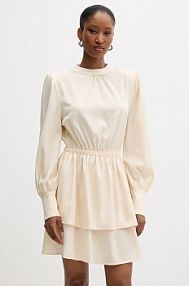 Sukienka mini Silvian Heach  beżowa GPA25322VE