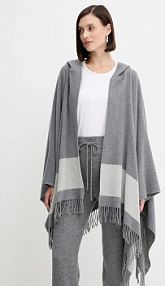 Ponczo Liviana Conti  szare A5WF11