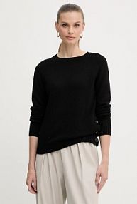 Sweter Silvian Heach  czarny damski GPA25233MA